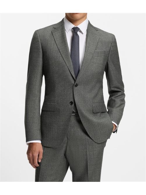 Virgin wool jacket with micro-pattern BOSS | 50551572 H-HUTSON-251 10275216.030